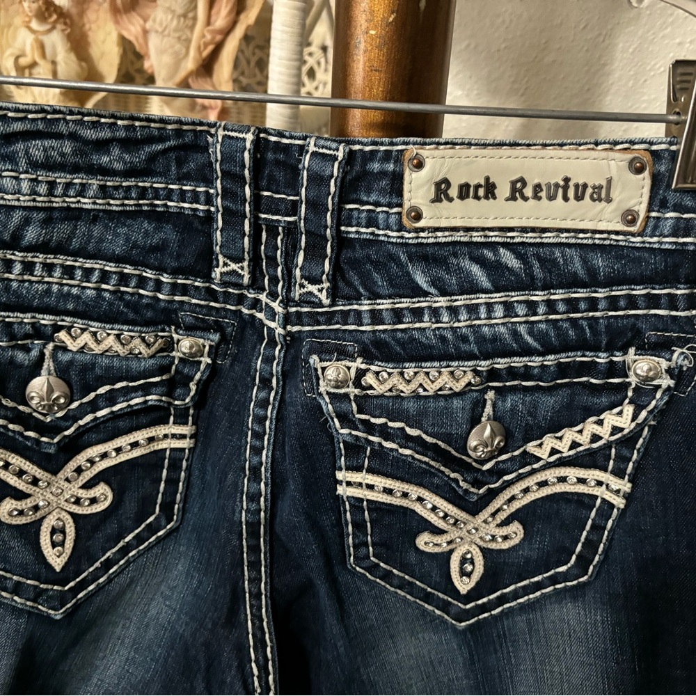 Rock Revival 29 Elaina Bootcut blue denim jeans